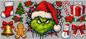 16oz Christmas-S  2419